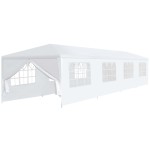 vidaXL Cort de grădină, alb, 3 x 12 m vidaXL Cort de grădină, alb, 3 x 12 m