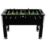 vidaXL Masă de fotbal, negru, 140 x 74,5 x 87,5 cm, oțel, 60 kg vidaXL Masă de fotbal, negru, 140 x 74,5 x 87,5 cm, oțel, 60 kg