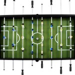 vidaXL Masă de fotbal, negru, 140 x 74,5 x 87,5 cm, oțel, 60 kg vidaXL Masă de fotbal, negru, 140 x 74,5 x 87,5 cm, oțel, 60 kg