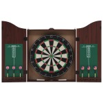vidaXL Placă de darts profesională din sisal, cu dulap și 6 săgeți vidaXL Placă de darts profesională din sisal, cu dulap și 6 săgeți