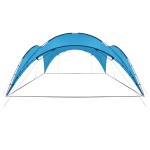 vidaXL Cort de petrecere cu arcadă, albastru deschis, 450x450x265 cm vidaXL Cort de petrecere cu arcadă, albastru deschis, 450x450x265 cm