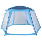 vidaXL Cort de piscină, albastru, 500x433x250 cm, țesătură vidaXL Cort de piscină, albastru, 500x433x250 cm, țesătură