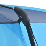 vidaXL Cort de piscină, albastru, 660x580x250 cm, țesătură vidaXL Cort de piscină, albastru, 660x580x250 cm, țesătură