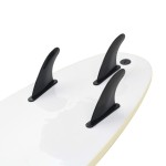 vidaXL Placă de surf, 170 cm, albastru și crem vidaXL Placă de surf, 170 cm, albastru și crem
