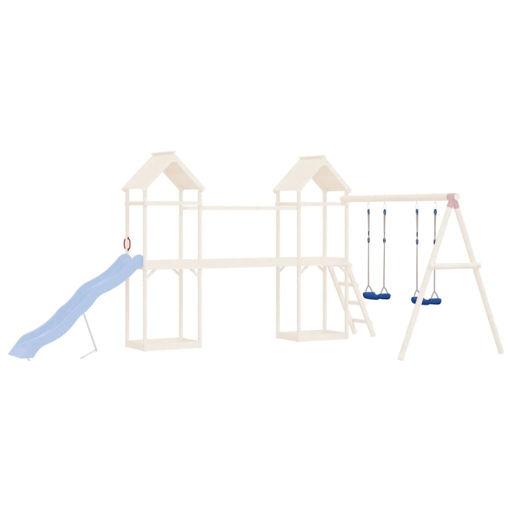 vidaXL Leagăne cu frânghii, 2 buc., albastru, 37x15 cm, polietilenă