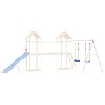 vidaXL Leagăne cu frânghii, 2 buc., albastru, 37x15 cm, polietilenă