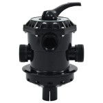 vidaXL Supapă multiport pentru filtre cu nisip ABS 1,5" 6 căi vidaXL Supapă multiport pentru filtre cu nisip ABS 1,5" 6 căi