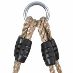 vidaXL Scară din frânghie pentru copii, 200 cm, lemn vidaXL Scară din frânghie pentru copii, 200 cm, lemn