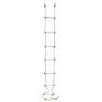 vidaXL Scară din frânghie pentru copii, 290 cm, lemn vidaXL Scară din frânghie pentru copii, 290 cm, lemn