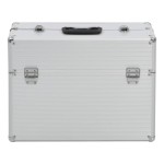 vidaXL Cutie de scule, argintiu, 47x36x20 cm, aluminiu vidaXL Cutie de scule, argintiu, 47x36x20 cm, aluminiu