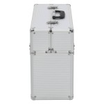 vidaXL Cutie de scule, argintiu, 47x36x20 cm, aluminiu vidaXL Cutie de scule, argintiu, 47x36x20 cm, aluminiu