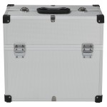 vidaXL Cutie de scule, argintiu, 38 x 22,5 x 34 cm, aluminiu vidaXL Cutie de scule, argintiu, 38 x 22,5 x 34 cm, aluminiu