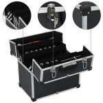 vidaXL Cutie de scule, negru, 38x22,5x34 cm, aluminiu vidaXL Cutie de scule, negru, 38x22,5x34 cm, aluminiu