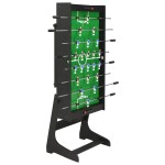 vidaXL Masă de fotbal pliantă, negru, 121 x 61 x 80 cm vidaXL Masă de fotbal pliantă, negru, 121 x 61 x 80 cm