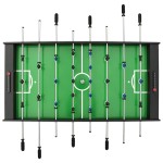 vidaXL Masă de fotbal pliantă, negru, 121 x 61 x 80 cm vidaXL Masă de fotbal pliantă, negru, 121 x 61 x 80 cm