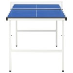 vidaXL Masă de ping pong cu fileu, albastru, 152 x 76 x 66 cm vidaXL Masă de ping pong cu fileu, albastru, 152 x 76 x 66 cm