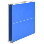 vidaXL Masă de ping pong cu fileu, albastru, 152 x 76 x 66 cm vidaXL Masă de ping pong cu fileu, albastru, 152 x 76 x 66 cm