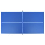 vidaXL Masă de ping pong cu fileu, albastru, 152 x 76 x 66 cm vidaXL Masă de ping pong cu fileu, albastru, 152 x 76 x 66 cm
