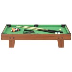 vidaXL Mini masă de biliard, 92 x 52 x 19 cm, maro și verde vidaXL Mini masă de biliard, 92 x 52 x 19 cm, maro și verde