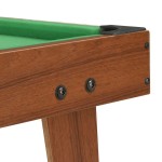 vidaXL Mini masă de biliard, 92 x 52 x 19 cm, maro și verde vidaXL Mini masă de biliard, 92 x 52 x 19 cm, maro și verde