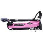 vidaXL Trotinetă electrică, roz, 120 W