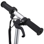 vidaXL Trotinetă electrică, roz, 120 W