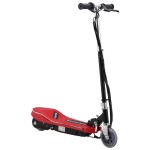 vidaXL Trotinetă electrică cu șa, roșu, 120 W