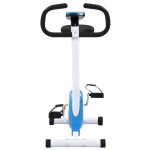 vidaXL Bicicletă fitness cu centură de rezistență, albastru vidaXL Bicicletă fitness cu centură de rezistență, albastru