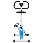 vidaXL Bicicletă fitness cu centură de rezistență, albastru vidaXL Bicicletă fitness cu centură de rezistență, albastru