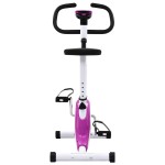 vidaXL Bicicletă fitness cu centură de rezistență, mov vidaXL Bicicletă fitness cu centură de rezistență, mov