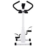 vidaXL Bicicletă fitness cu curea de rezistență, alb vidaXL Bicicletă fitness cu curea de rezistență, alb