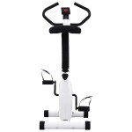 vidaXL Bicicletă fitness cu curea de rezistență, alb vidaXL Bicicletă fitness cu curea de rezistență, alb
