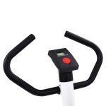 vidaXL Bicicletă fitness cu curea de rezistență, alb vidaXL Bicicletă fitness cu curea de rezistență, alb