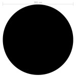 vidaXL Prelată piscină, negru, 381 cm, PE