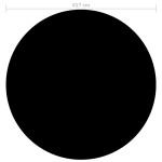 vidaXL Prelată piscină, negru, 417 cm, PE