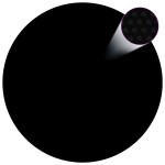 vidaXL Prelată piscină, negru, 527 cm, PE vidaXL Prelată piscină, negru, 527 cm, PE
