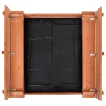 vidaXL Groapă de nisip, 95 x 90 x 15 cm, lemn de brad vidaXL Groapă de nisip, 95 x 90 x 15 cm, lemn de brad