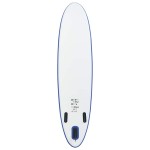vidaXL Set placă stand up paddle SUP surf gonflabilă, albastru și alb vidaXL Set placă stand up paddle SUP surf gonflabilă, albastru și alb