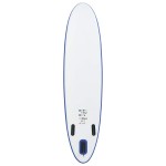 vidaXL Set placă stand up paddle SUP surf gonflabilă, albastru și alb