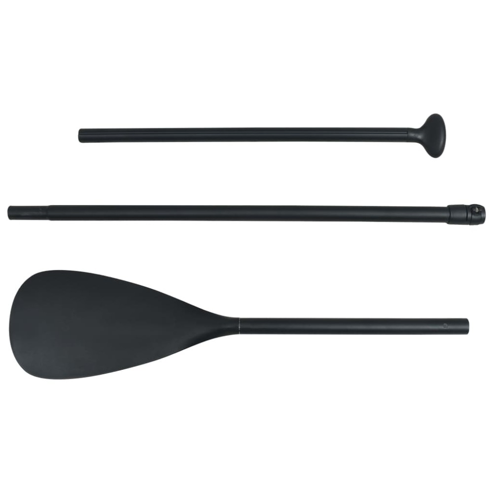 vidaXL Vîslă SUP 215 cm aluminiu negru