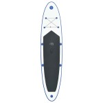 vidaXL Set de placă SUP gonflabilă cu velă, albastru și alb vidaXL Set de placă SUP gonflabilă cu velă, albastru și alb