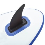 vidaXL Set de placă SUP gonflabilă cu velă, albastru și alb vidaXL Set de placă SUP gonflabilă cu velă, albastru și alb