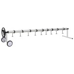 vidaXL Derulator de prelată de piscină cu bază din oțel inoxidabil vidaXL Derulator de prelată de piscină cu bază din oțel inoxidabil