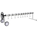 vidaXL Derulator de prelată de piscină cu bază din oțel inoxidabil vidaXL Derulator de prelată de piscină cu bază din oțel inoxidabil