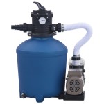 vidaXL Pompă filtru cu nisip, cu temporizator, 530 W, 10980 L/h vidaXL Pompă filtru cu nisip, cu temporizator, 530 W, 10980 L/h