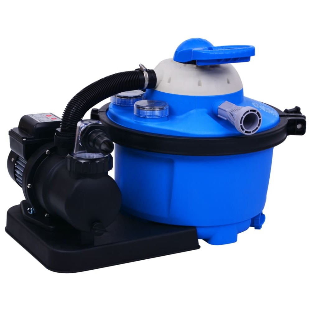 vidaXL Pompă filtru cu nisip, cu temporizator, 450 W 25 L