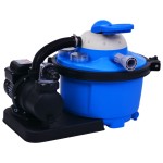 vidaXL Pompă filtru cu nisip, cu temporizator, 450 W 25 L vidaXL Pompă filtru cu nisip, cu temporizator, 450 W 25 L