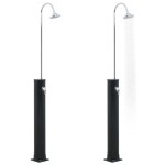 vidaXL Duș solar, negru, 214 cm, 20 L vidaXL Duș solar, negru, 214 cm, 20 L