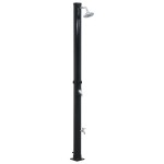 vidaXL Duș solar, negru, 220 cm, 20 L vidaXL Duș solar, negru, 220 cm, 20 L
