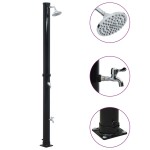 vidaXL Duș solar, negru, 220 cm, 20 L vidaXL Duș solar, negru, 220 cm, 20 L